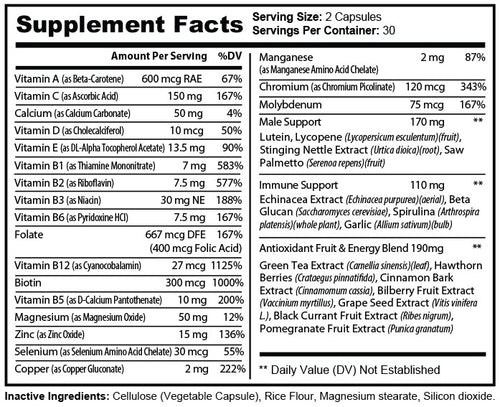 Daily Multivitamin for men